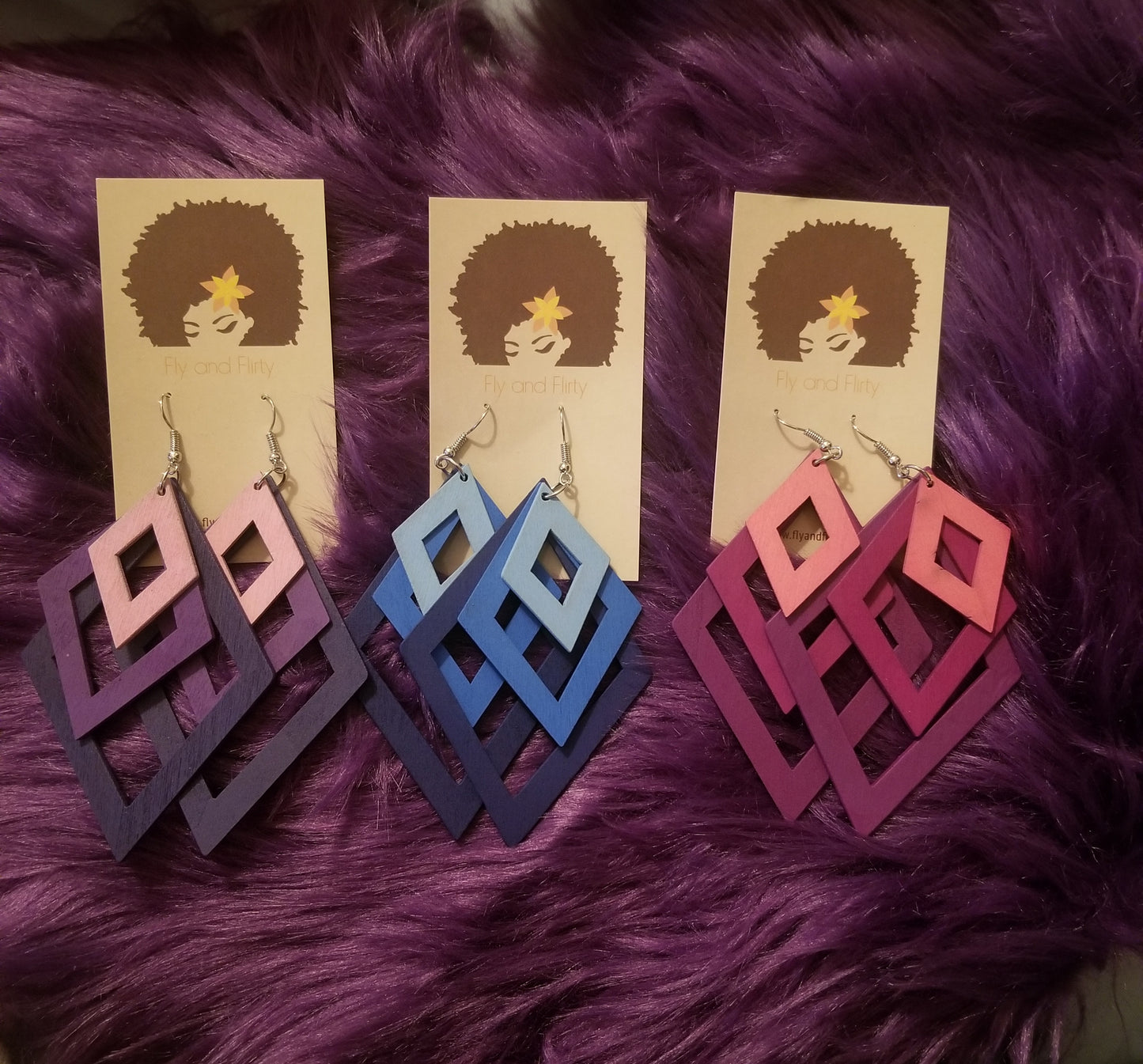 Tri Layered Earrings