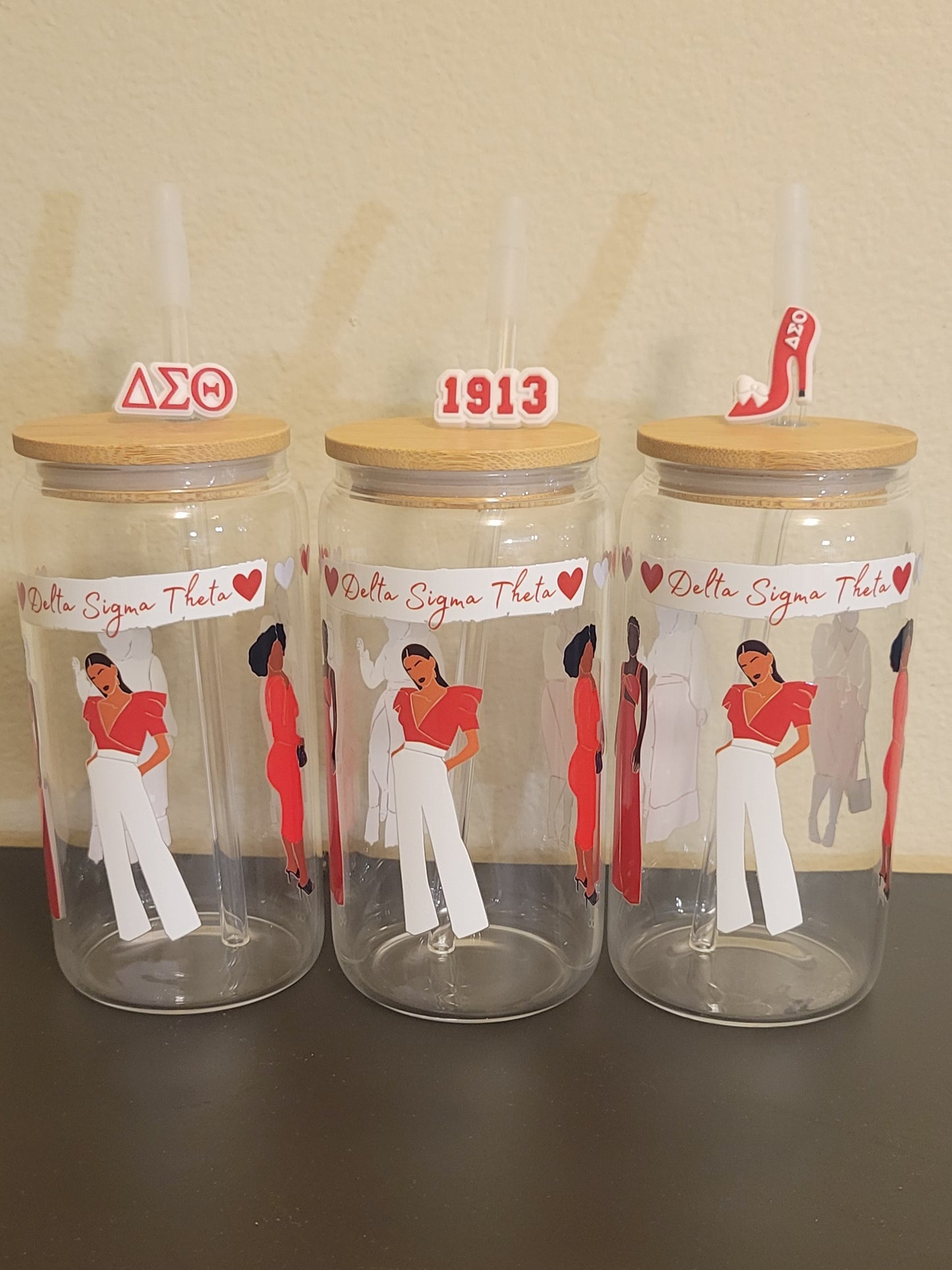 Delta Sigma Theta Glass