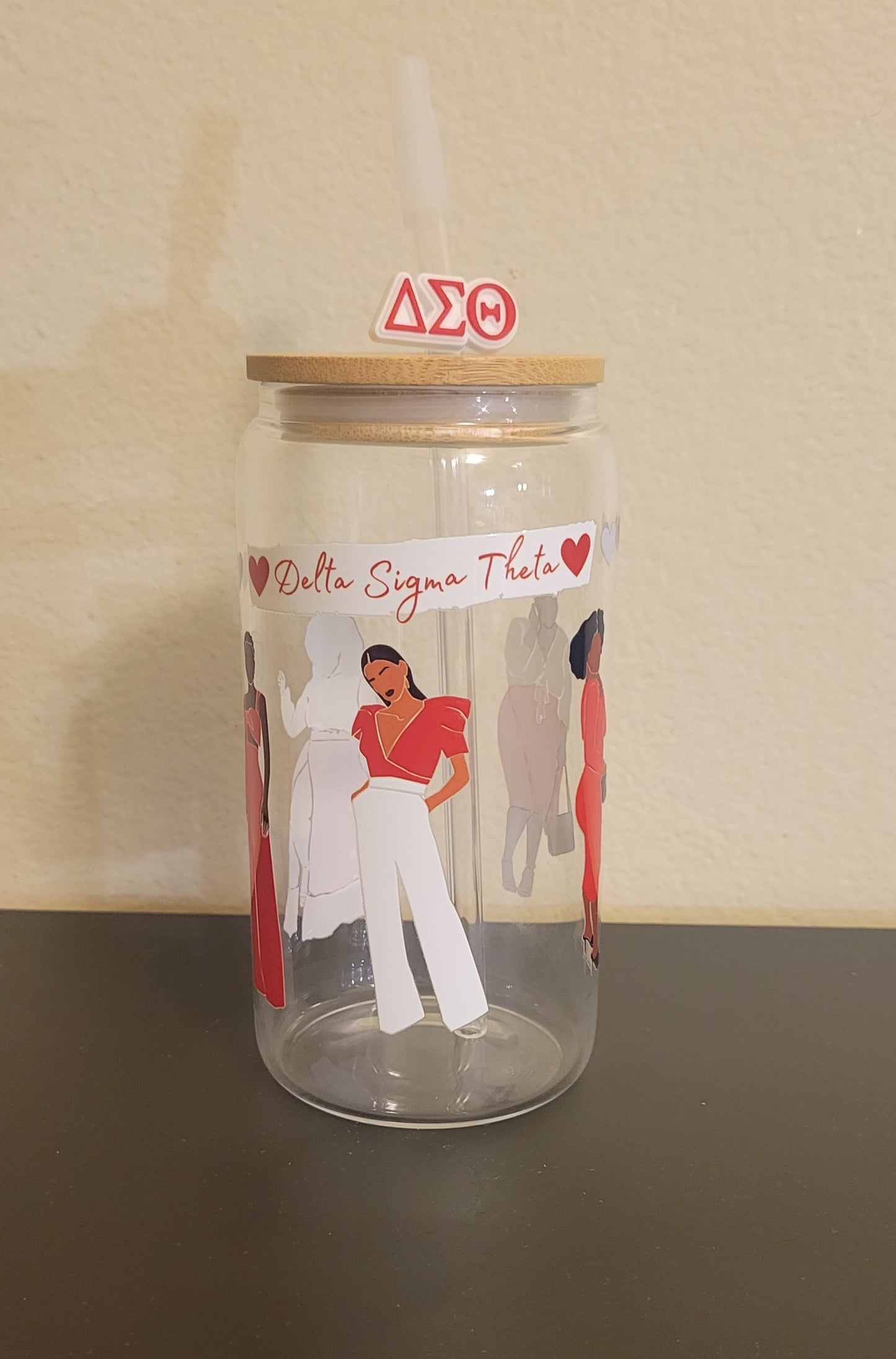 Delta Sigma Theta Glass