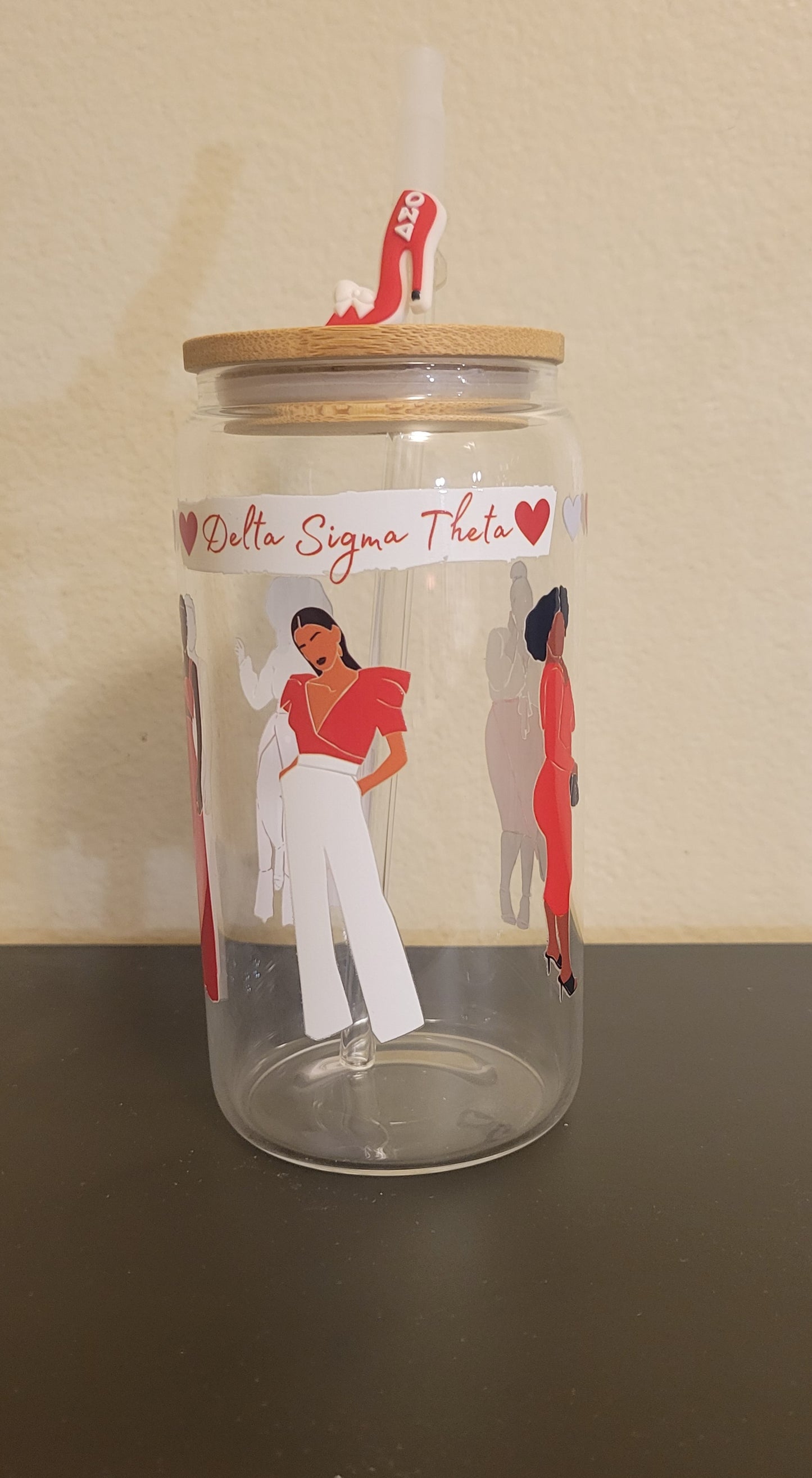 Delta Sigma Theta Glass