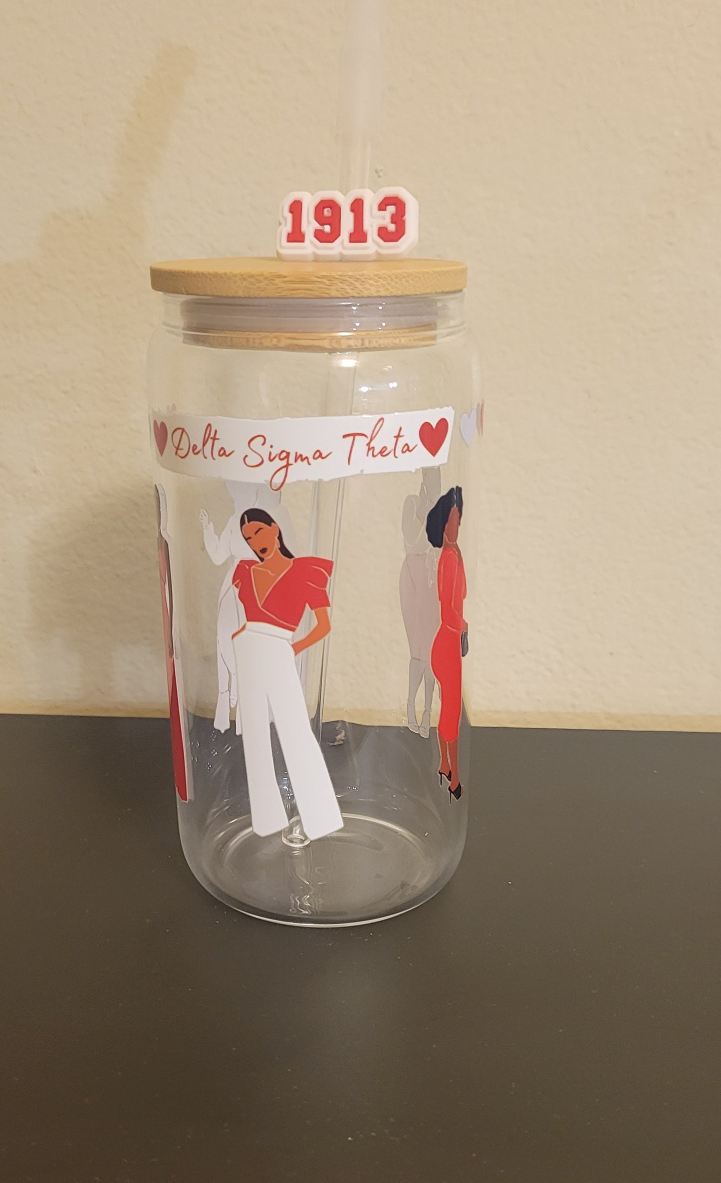 Delta Sigma Theta Glass