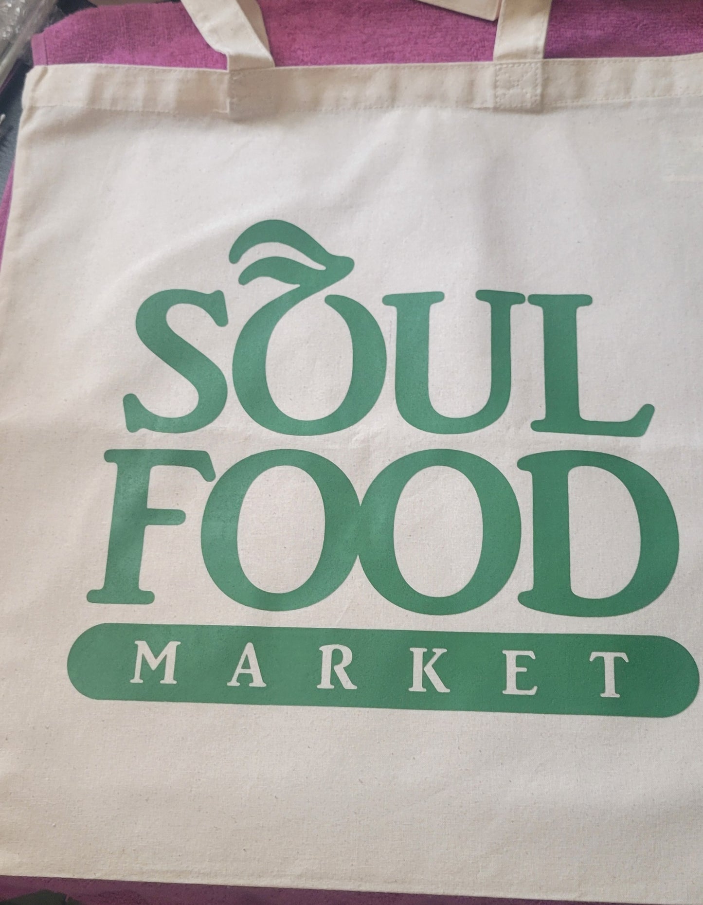 Soul Food Market Reusable Shopping Bag