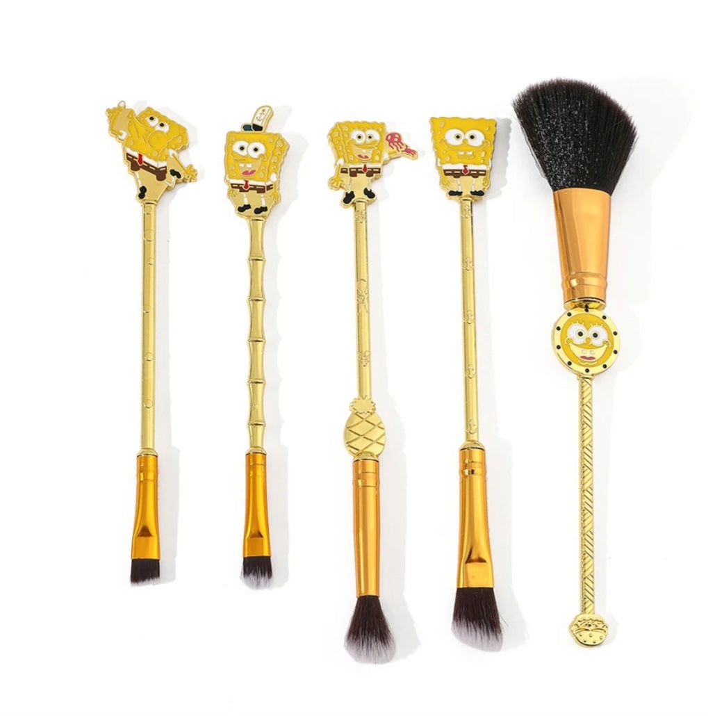 Sponge Bob Square Pants 5pc Make-up Brush Set