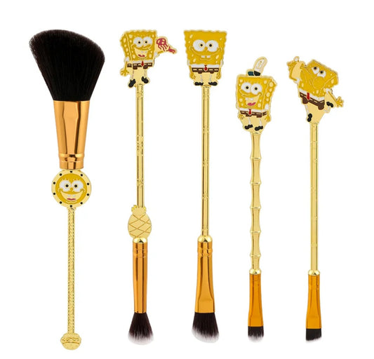 Sponge Bob Square Pants 5pc Make-up Brush Set