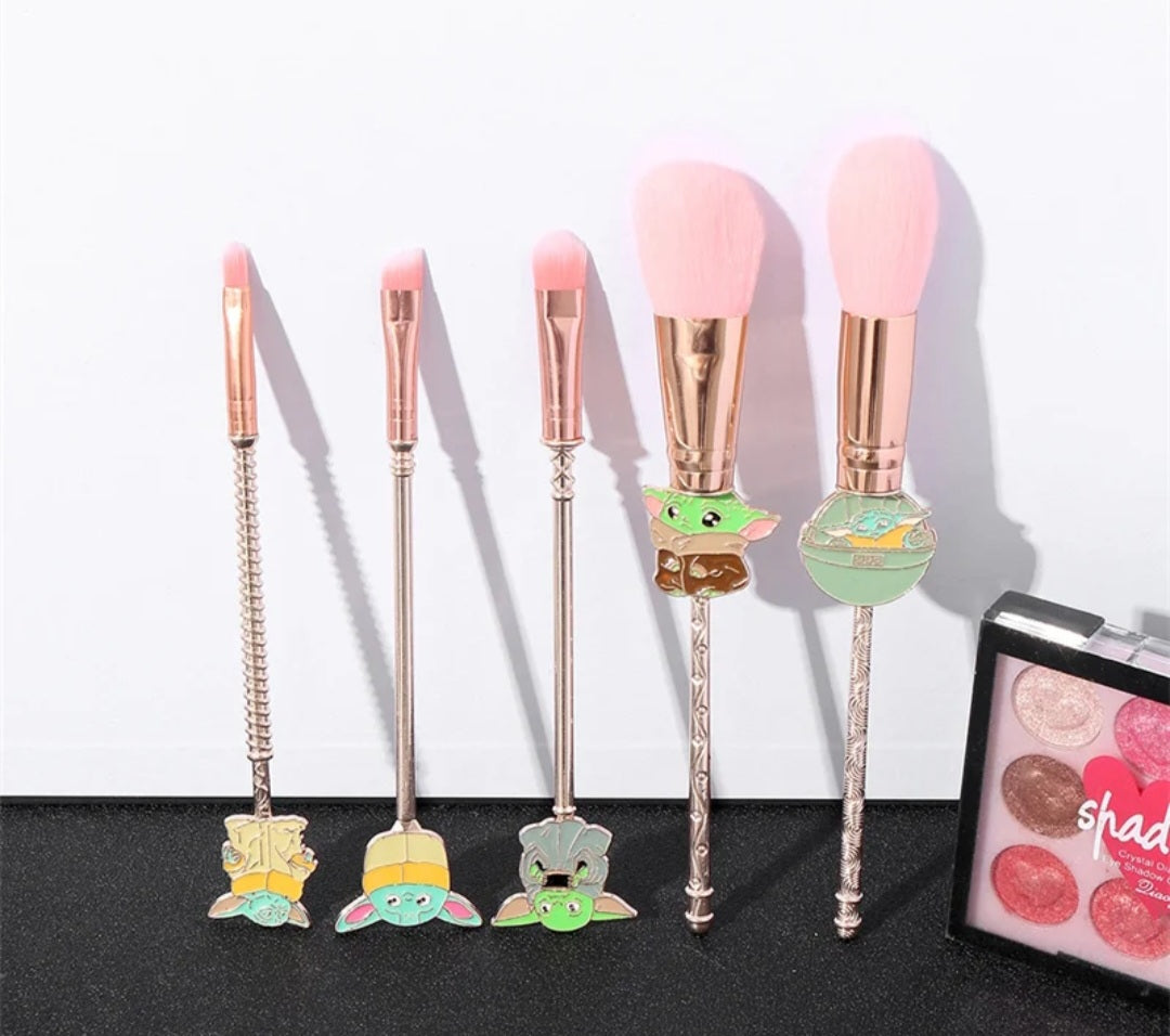 Mandalorain 5pc Make-up Brush Set