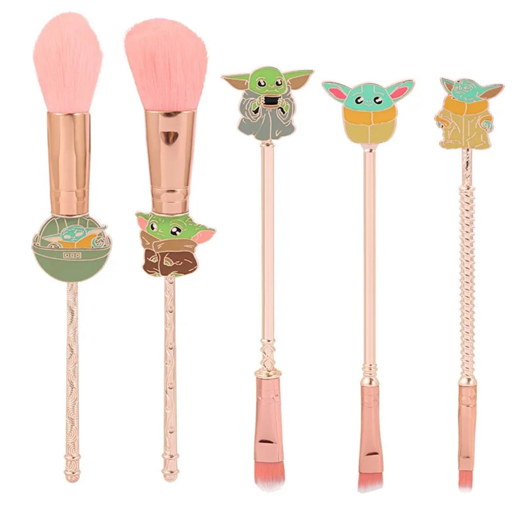 Mandalorain 5pc Make-up Brush Set